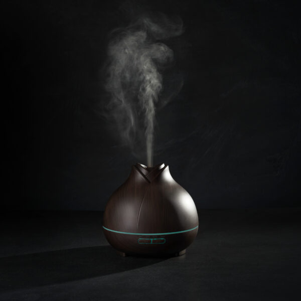 Nawilżacz powietrza Aroma Elegance Dark 550 ml - dyfuzor zapachowy + gratis olejek eteryczny - obrazek 2