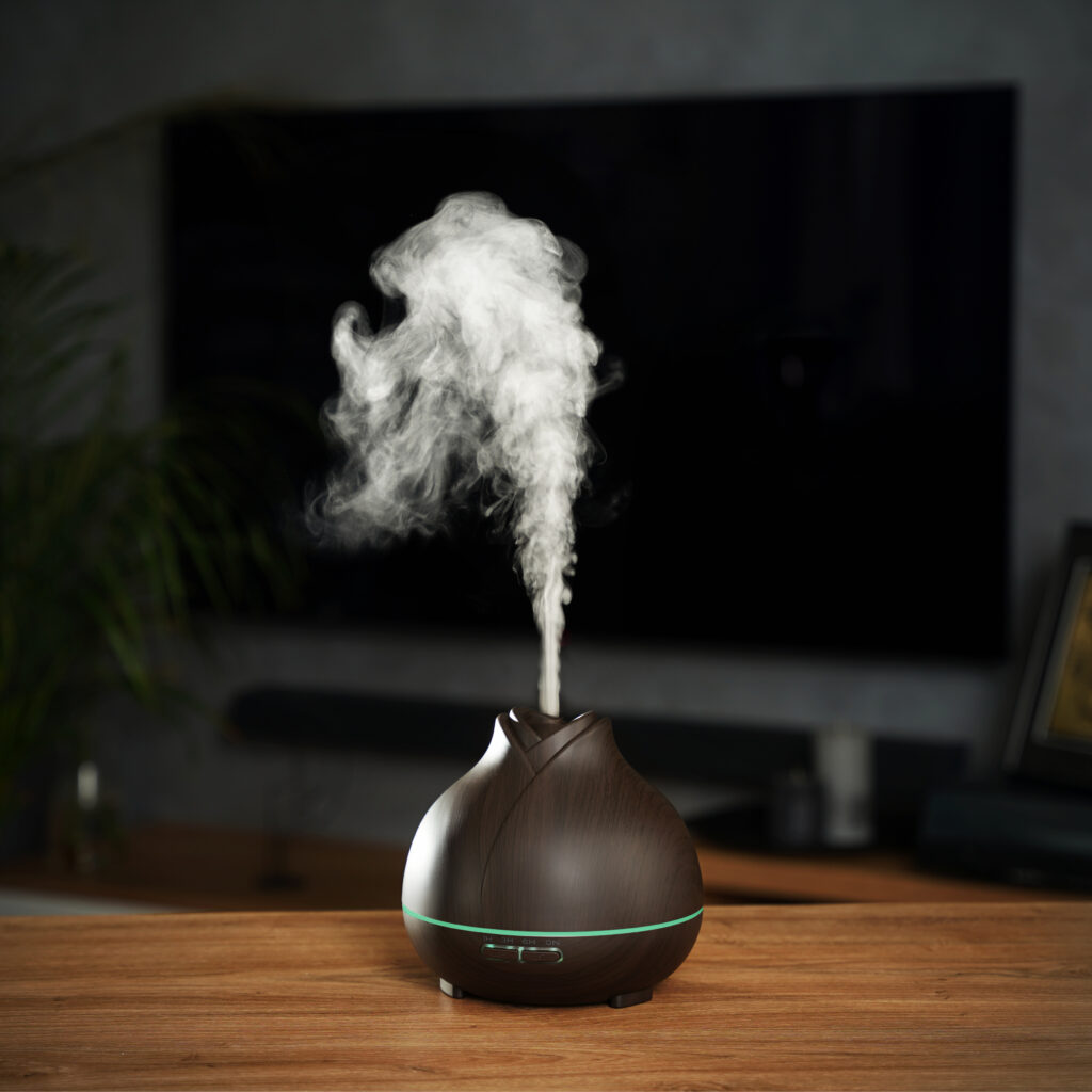 Aroma Elegance Dark z mgiełką w salonie