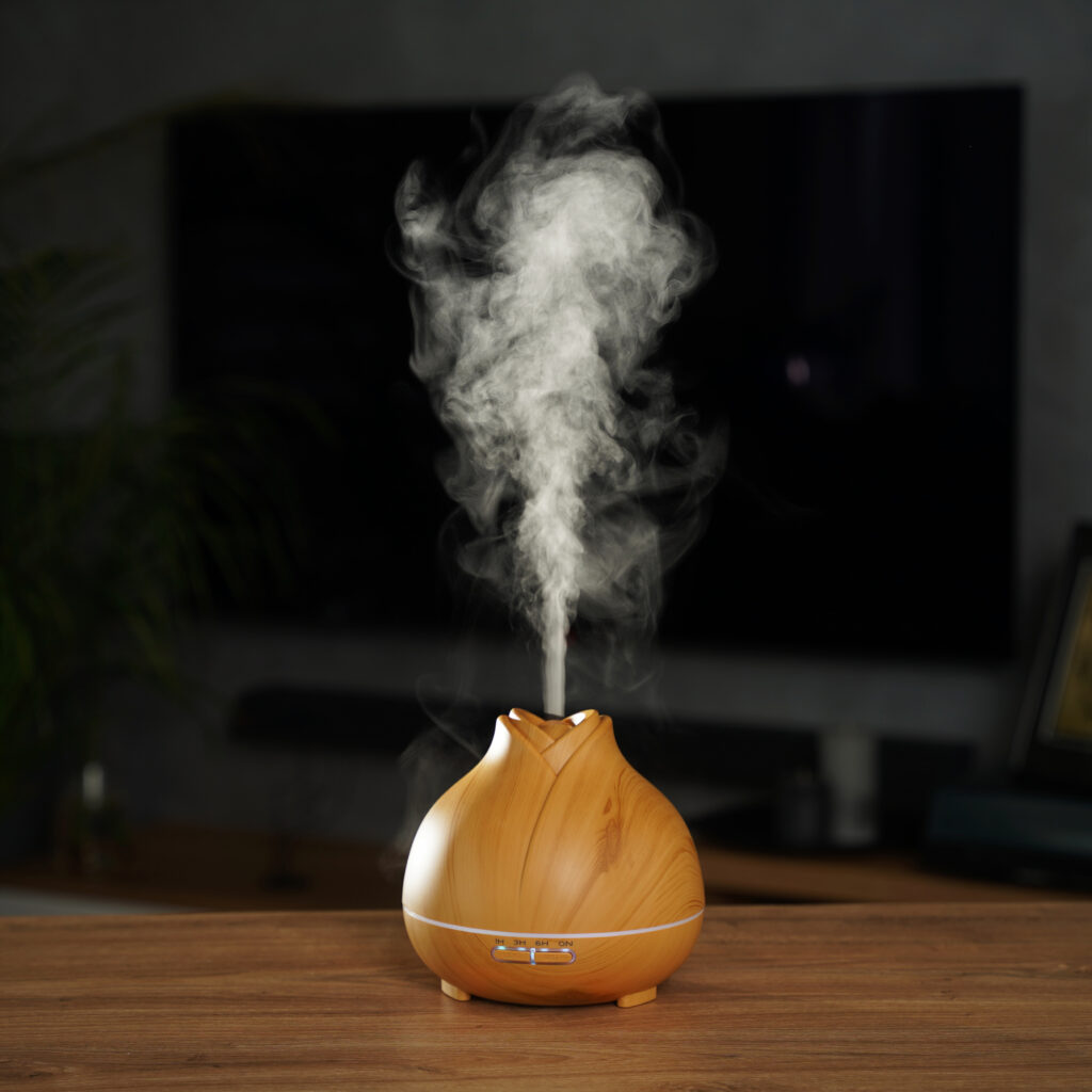 Aroma Elegance Light z mgiełką w salonie